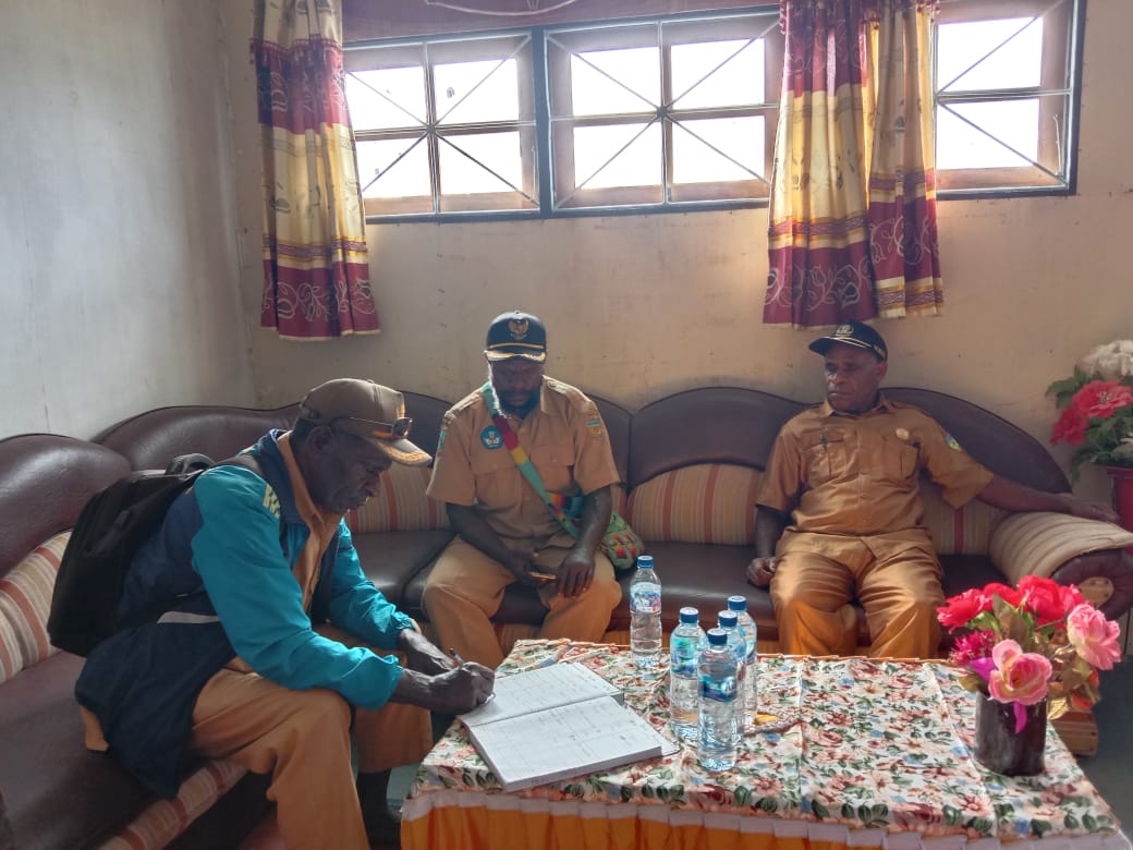 Kunjungan Dinas Pendidikan Pengawasan Ujian Akhir Nasional Kab. Deiyai