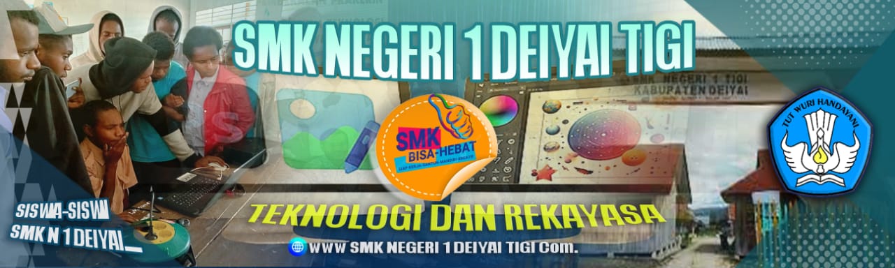 Peserta Didik SMK Negeri 1 Teknologi dan Rekayasa Deiyai Ikuti Praktik Desain Bersama Mahasiswa Universitas Satya Wiyata Mandala